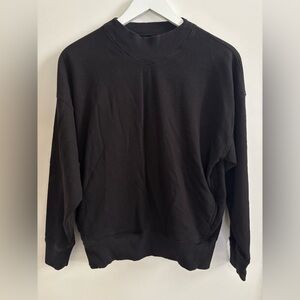 Paper Label Black High Neck Kyler Sweater (xs oversized)